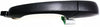 Front Exterior Door Handle Set of 2 Compatible with 2008-2019 Dodge Grand Caravan and 2008-2016 Chrysler Town & Country Textured Black Driver and Passenger Side