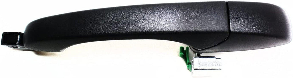 Front Exterior Door Handle Set of 2 Compatible with 2008-2019 Dodge Grand Caravan and 2008-2016 Chrysler Town & Country Textured Black Driver and Passenger Side