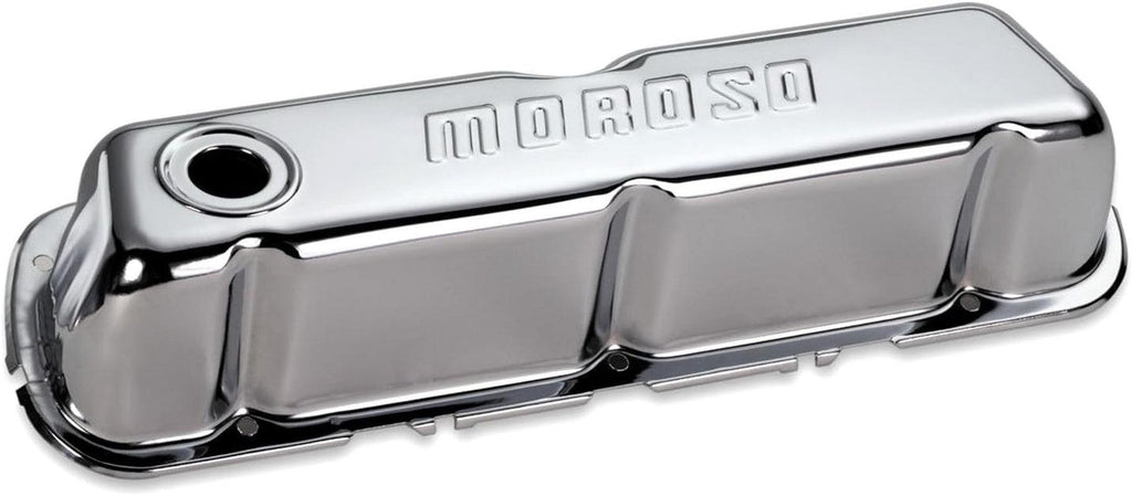 Moroso VALVE COVERS, FORD 302/351W, CHROME