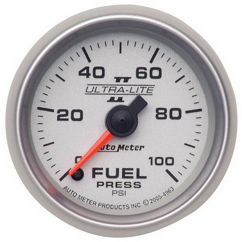 2-1/16 in. FUEL PRESSURE 0-100 PSI ULTRA-LITE II - greatparts