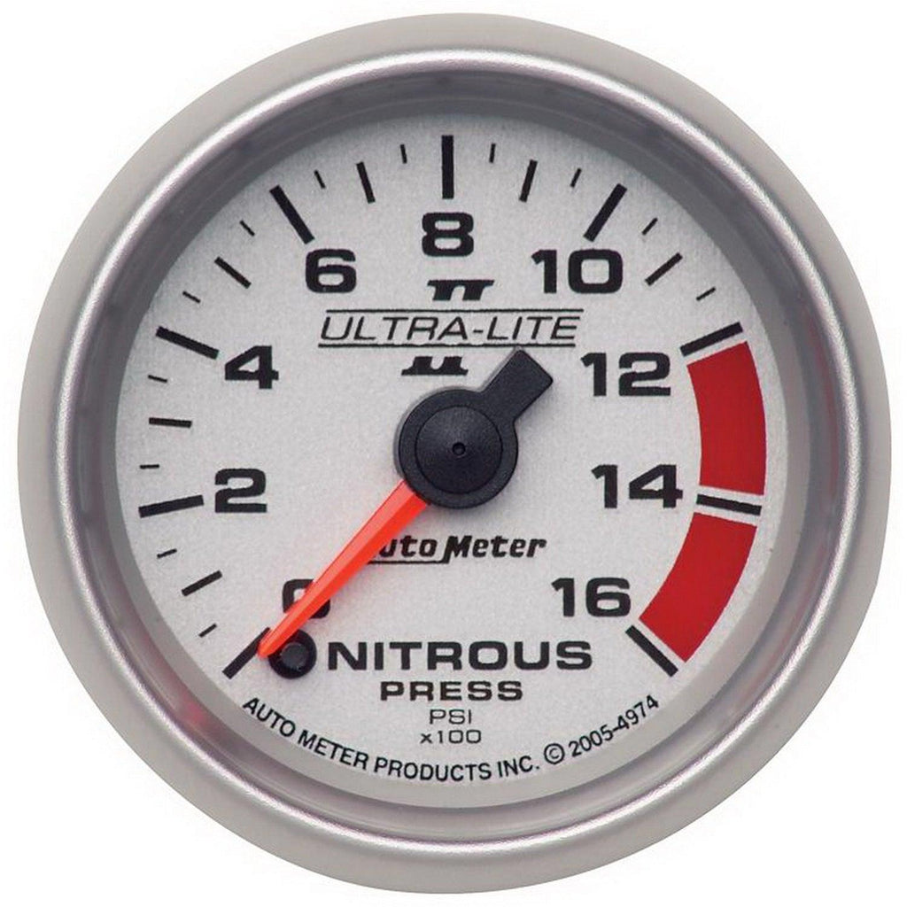 2-1/16 in. NITROUS PRESSURE 0-1600 PSI ULTRA-LITE II - greatparts