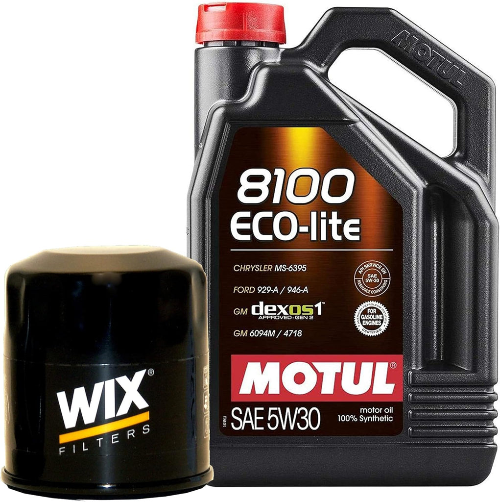 5L Newparts 8100 ECO-LITE 5W30 Filter Motor Oil Change Kit API SP-RC