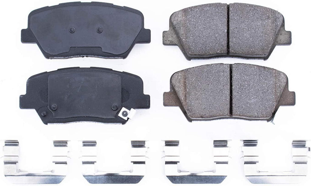 17-1432, Z17 Front Ceramic Brake Pads with Hardware