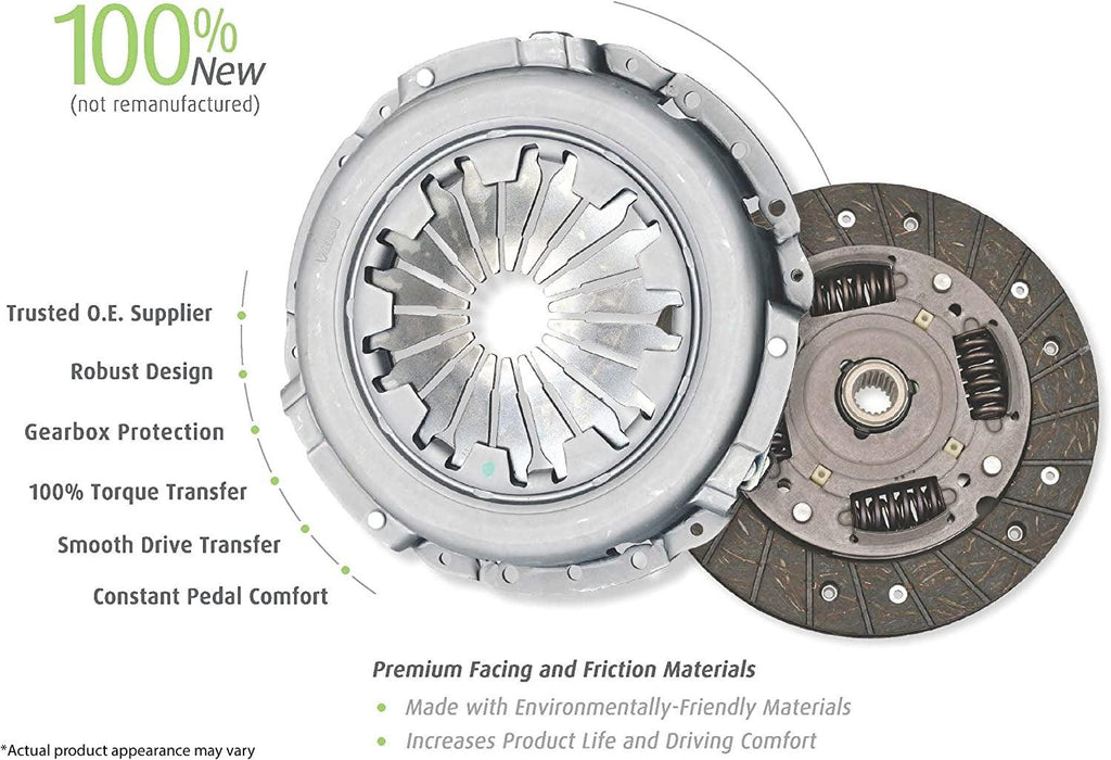 Valeo 52125203 OE Replacement Clutch Kit Compatible with Select Toyota, Pontiac, Scion, and Chevrolet Models