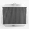 RA+FS-F10068-2 Dual Core 2-Row Radiator W/Fan Shroud Compatible with 1968-1979 F-100 F-150 F-250 Pickup / 1978-1979 Bronco