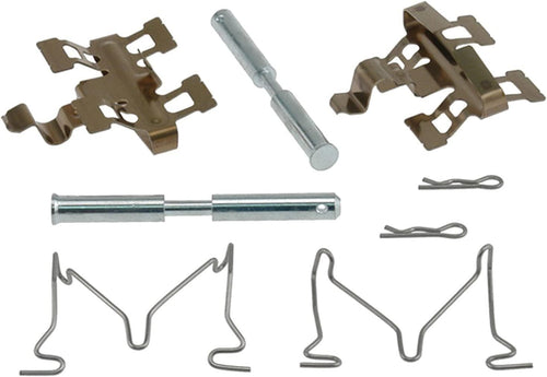 Gold 18K1820X Rear Disc Brake Caliper Hardware Kit with Clips, Springs, and Pins