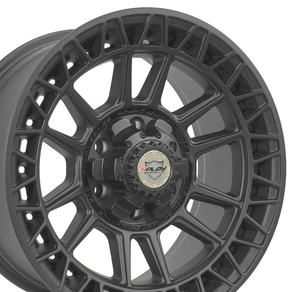 18x9 4PLAY Wheel for Colorado-Canyon 4PS12 Satin Black Rim - greatparts