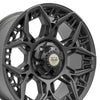 20x9 4PLAY Wheel for Dodge-RAM-Jeep 4PS60 Satin Black Rim - greatparts