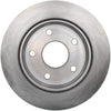 Replacement Front Brake Rotor for Select Dodge Dakota & Mitsubishi Raider Model Years By:  (780258R), Silver