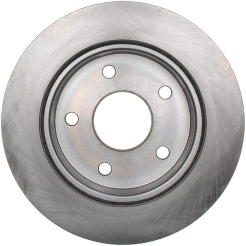 Replacement Front Brake Rotor for Select Dodge Dakota & Mitsubishi Raider Model Years By:  (780258R), Silver