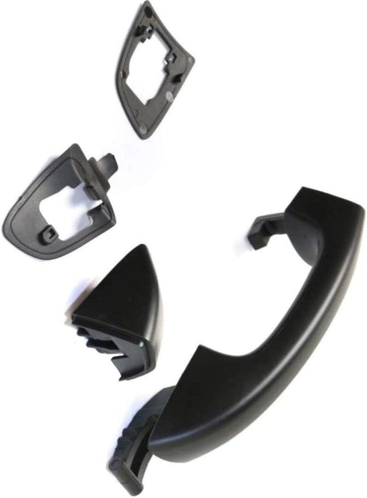 Compatible with Volkswagen Golf R 2012-2013 Exterior Door Handle Driver Side, Rear Primed | Trim: Base