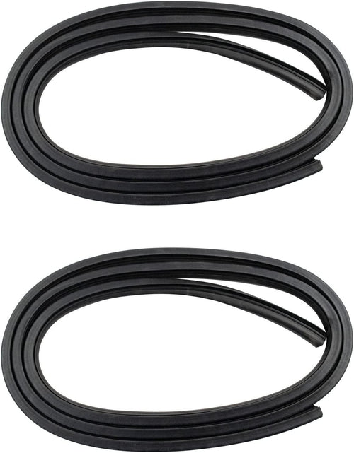 Rubber Door Weatherstrip Seals Pair Set Kit for 73-91 Chevy GMC Pickup Truck