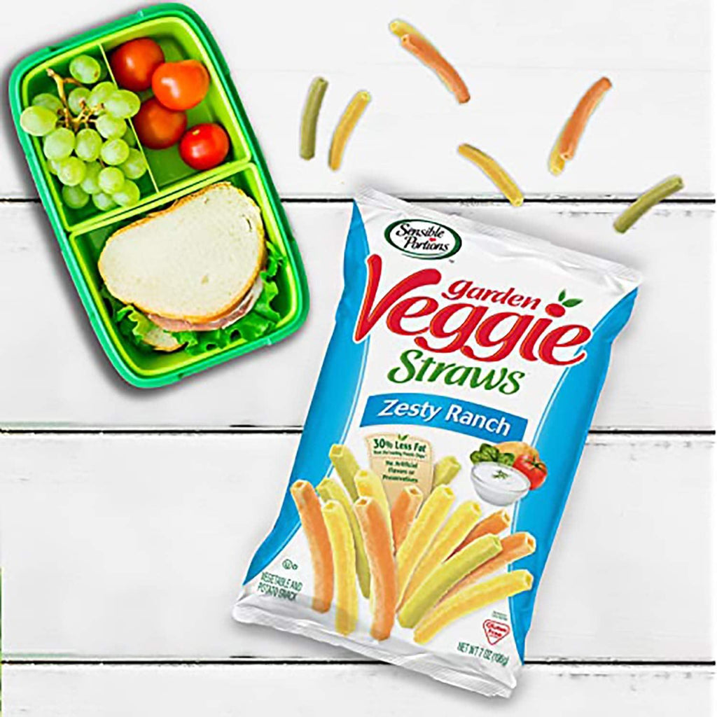 Sensible Portions Garden Veggie Straws Zesty Ranch, 7 Oz