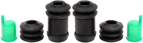 Professional 18K1418 Rear Disc Brake Caliper Rubber Bushing Kit with Boots, Seals, and Caps