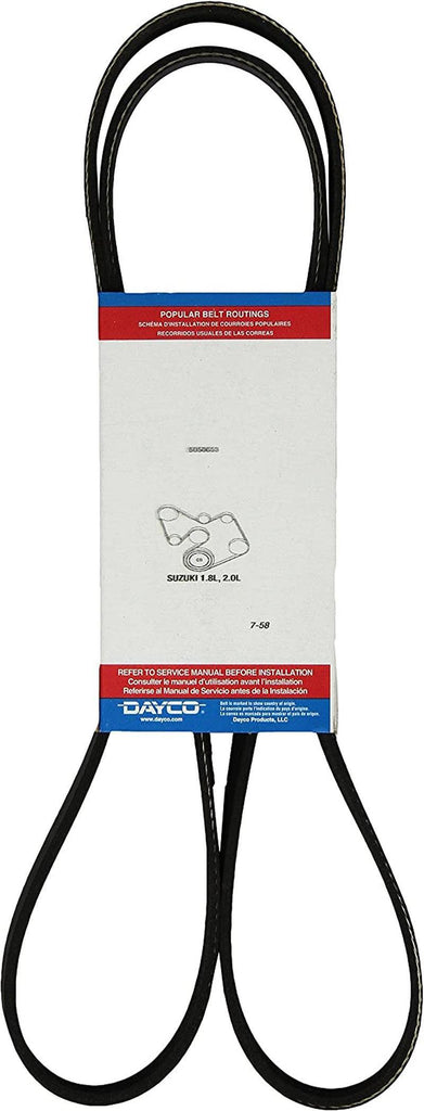 5050653 Serpentine Belt , Black