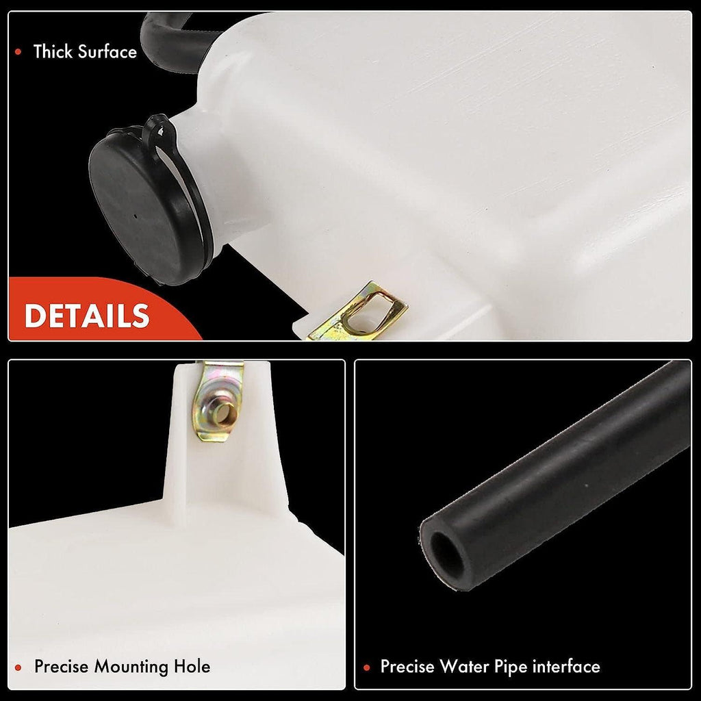 A-Premium Engine Coolant Overflow Recovery Reservoir Tank [With Cap & Tubing] Compatible with Ford Mustang 1997-2004 [3.8L 3.9]L, Replace# 2R3Z8A080AC, 9L3Z8K103A, F8ZZ8A080AA