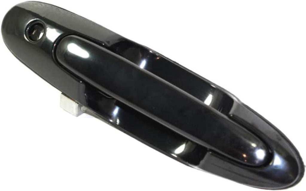 for Mazda MPV Exterior Door Handle Front, Driver Side Smooth Black 2000-2006 | with Key Hole | Trim:All Submodels | MA1310117 | LC7059410F08