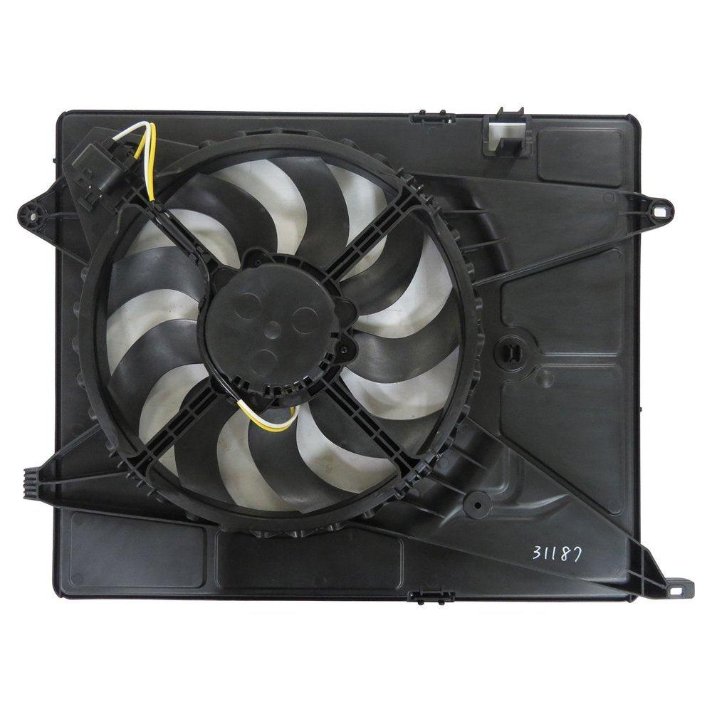 623590 Dual Radiator & Condenser Fan Assembly for 621-576 95392642 GM3115270 Belts Cooling Clutch Motor