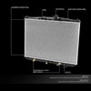 OEM-RA-13449 13449 Factory Style Aluminum Core Radiator Replacement Compatible with 14-18 Highlander AT/MT