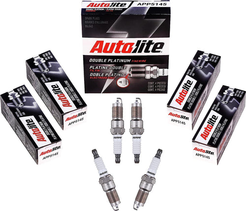APP5145 Double Platinum Automotive Replacement Spark Plugs (4 Pack)