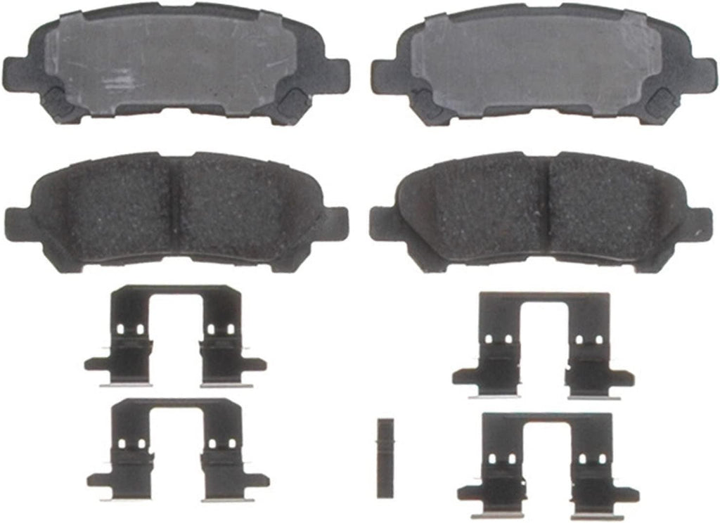 Gold 17D1325CH Ceramic Rear Disc Brake Pad Set