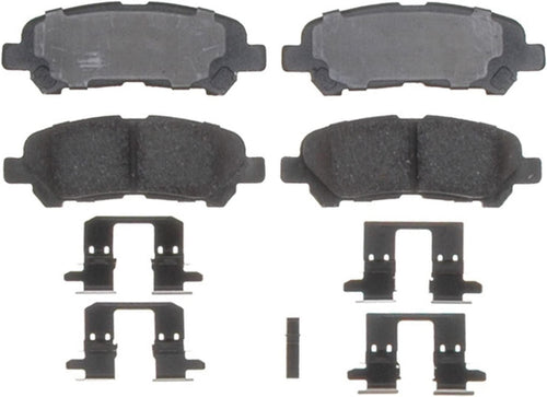 Gold 17D1325CH Ceramic Rear Disc Brake Pad Set