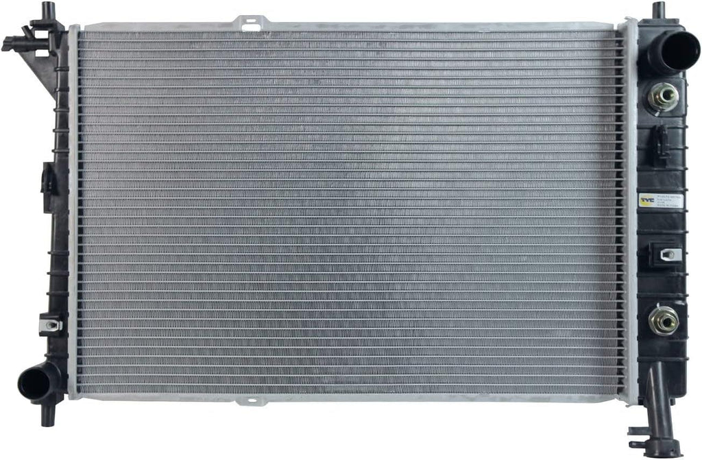 2138 Compatible with Ford Mustang 1-Row Plastic Aluminum Replacement Radiator