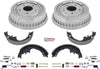 KOE15274DK Autospecialty Rear Replacement Brake Kit-Oe Brake Drums & Ceramic Brake Pads