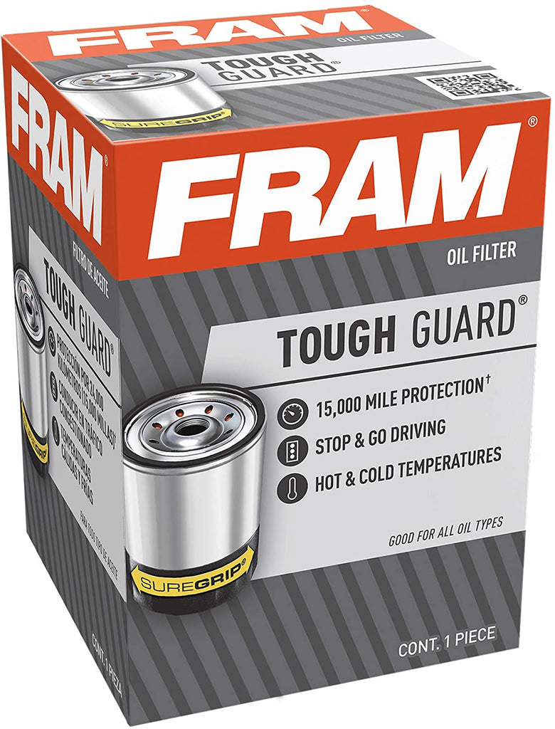 Tough Guard Replacement Oil Filter TG9837, Designed for Interval Full-Flow Changes Lasting up to 15K Miles