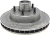 5006R Professional Grade Disc Brake Rotor and Hub Assembly, Silver,11.86