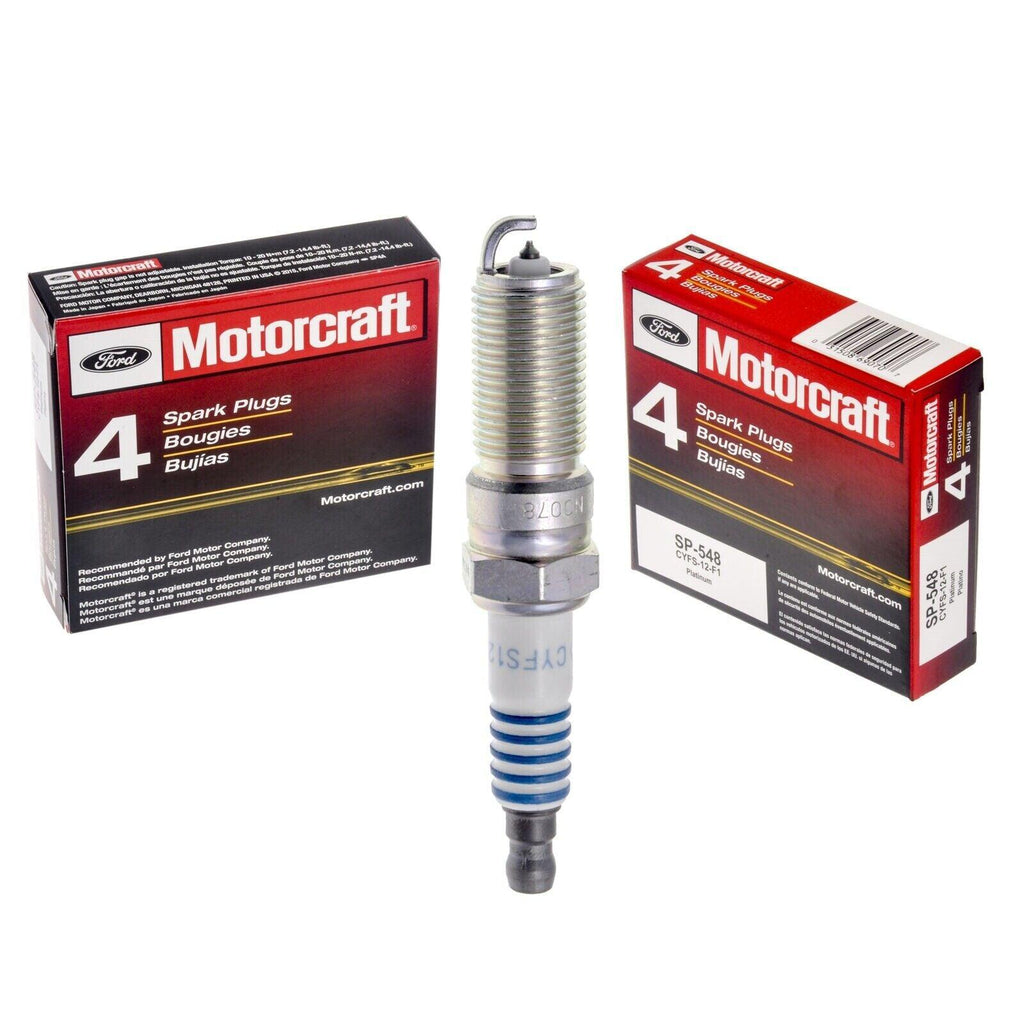 Set of 8 OEM Motorcraft Platinum Spark Plug SP548 for Cadillac Chevy Ford 11-17