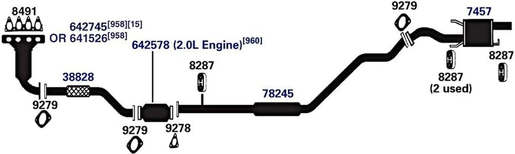 38828 Exhaust Pipe