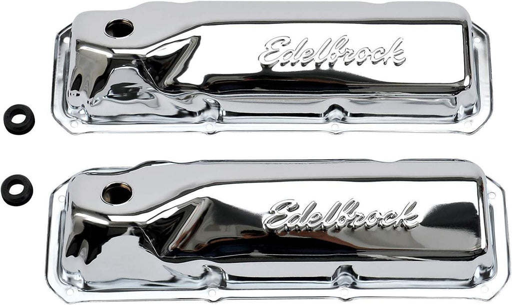 Edelbrock  Signature Series Chrome Valve Covers - Set of 2