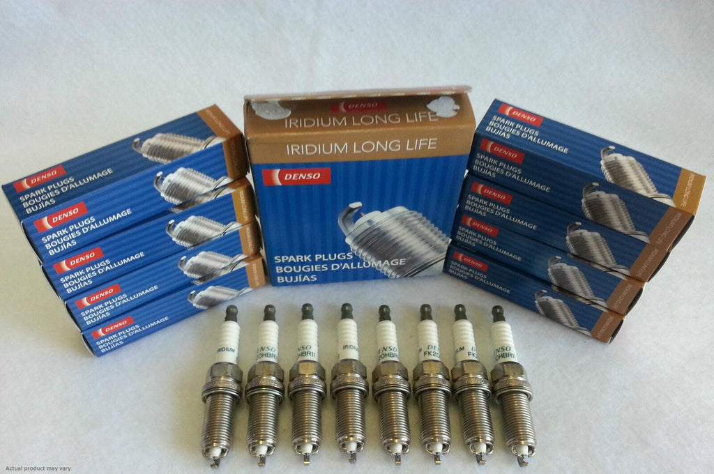 DENSO SK20R11 3297 LONG LIFE IRIDIUM POWER SPARK PLUGS 8-PCS OEM TOYOTA LEXUS V8