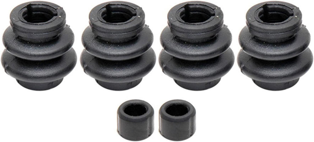 Professional 18K1173 Front Disc Brake Caliper Rubber Bushing Kit with Seals