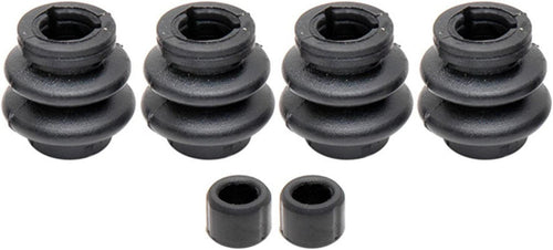 Professional 18K1173 Front Disc Brake Caliper Rubber Bushing Kit with Seals