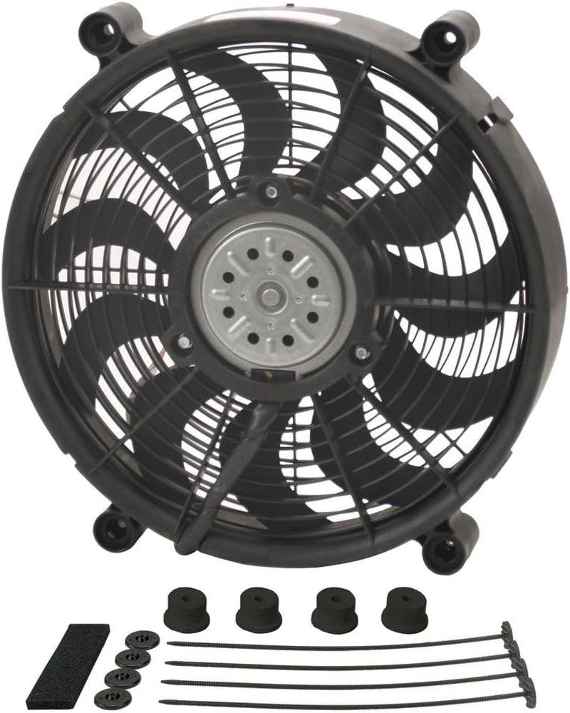 18214 14" High Output Radiator Fan,Black