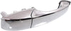 Rear Exterior Door Handle Set of 2 Compatible with 2008-2016 Chrysler Town & Country, Fits 2008-2019 Dodge Grand Caravan Chrome Side Sliding Door Driver and Passenger Side