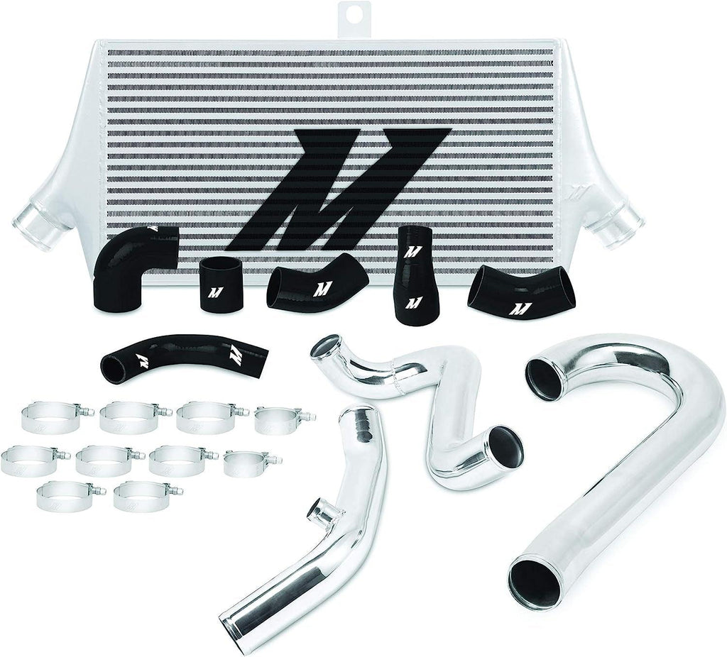 MMINT-EVO-01KSL Race Intercooler Kit Compatible with Mitsubishi Lancer Evo 7/8/9 2001-2007 Silver