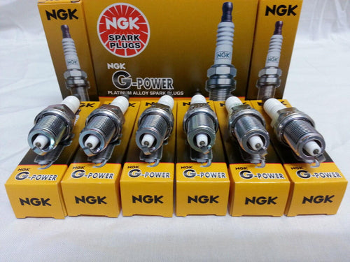 6-New NGK G-Power Platinum Spark Plugs BCPR6EGP #7088 Made in Japan