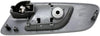 for Chevy Avalanche Interior Door Handle Front Driver Side Gray Bezel with Chrome Lever 2007-2013 | Trim:All Submodels
