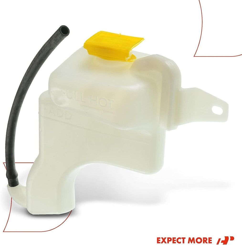 A-Premium Engine Coolant Overflow Recovery Reservoir Tank [With Cap] Compatible with Dodge Caliber 2007-2012 & Jeep Compass Patriot 2007-2017, 4Cyl 1.8L 2.0L 2.4L