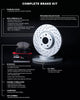 R1 Concepts Front Brakes and Rotors Kit |Front Brake Pads| Brake Rotors and Pads| Optimum Oep Brake Pads and Rotors|Fits 2008-2019 Pontiac Vibe; Scion Xd; Toyota Corolla, Matrix