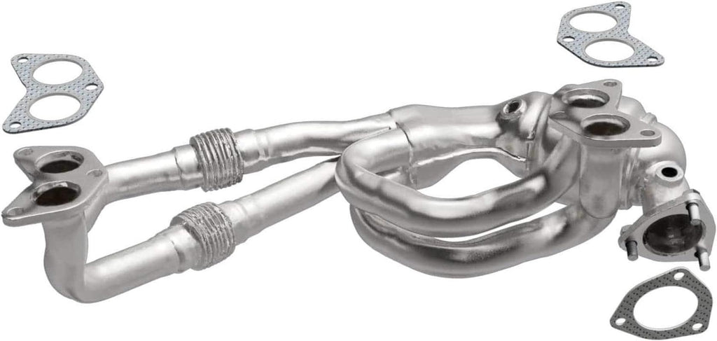 Magnaflow Manifold Catalytic Converter California Grade CARB Compliant 5531447 - Stainless Steel 2In Main Piping, Pre-And-Post Converter O2 Sensor - Forester/Impreza/Legacy CA Legal Replacement