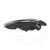 TYC Headlight Assembly for 11-13 Kia Optima 20-12554-90-9