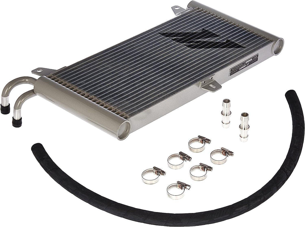 MMTC-RAM-94SL Transmission Cooler Compatible with Dodge Ram Cummins 5.9L 1994-2002 Silver