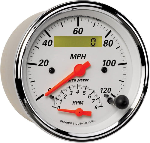 1381 Arctic White Tach/Speedo Combo