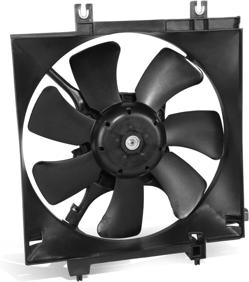 Factory Style A/C Condenser Fan Assembly Compatible with 05-09 Subaru Legacy 2.5L,OEM-RF-0940