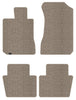 Lloyd Berber Front & Rear Row Carpet Mats for 2003-2008 Toyota Corolla