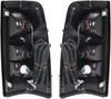 For Chevy Silverado 1500/2500 Series/3500 Single R/Wheel Tail Light 2004-2006 Driver and Passenger Side Pair Fleetside Dark Trim CAPA Certified | GM2800174 | GM2801174 | 15844157 | 15844156